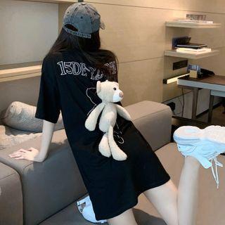 Bear Doll-back Loose T-shirt