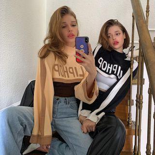 Matching Contrast-trim Bolero Sweater