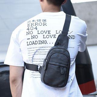 Camo Sling Bag Camouflage - Black - One Size