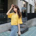 V-neck Colored M Lange T-shirt