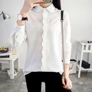 Scallop Trim Shirt