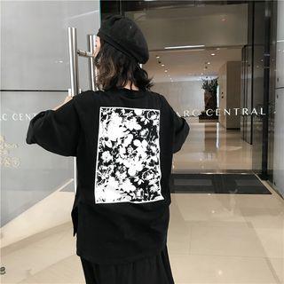 Short Sleeve Print Oversized T-shirt