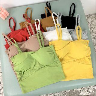 Padded Twist-front Camisole Top
