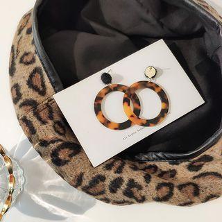 Acrylic Hoop Drop Earring As Shown In Figure - One Size