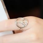 Peace Sign 925 Sterling Silver Ring