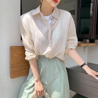 Boxy Light Cotton Shirt