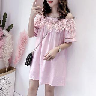 Embellished Off-shoulder Dress