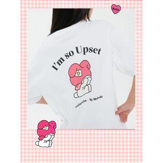 Rolarola X My Melody Printed-back T-shirt