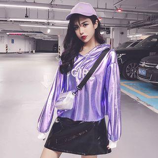 Lettering Hoodie / A-line Skirt