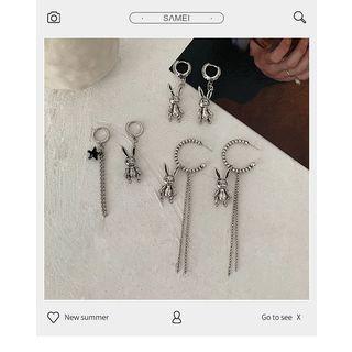 Alloy Rabbit Fringed / Dangle Earring
