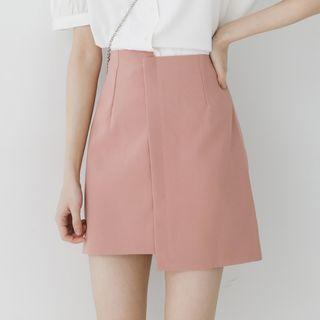 High Waist Irregular Skirt