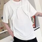 Plain Oversized Round Neck Short Sleeve T-shirt
