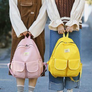 Applique Pocketed Backpack