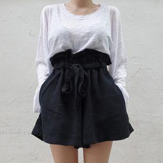High-waist Loose-fit Shorts