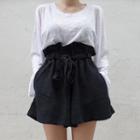 High-waist Loose-fit Shorts