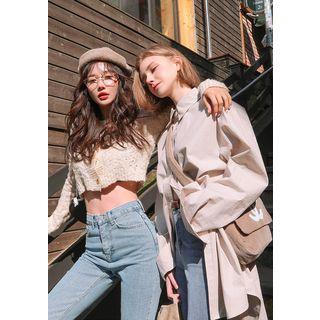 Longline Plain Cotton Shirt
