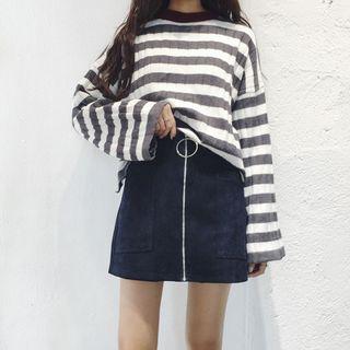 Front Zip Skort