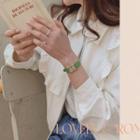 Collared Frilled Blouson Jacket
