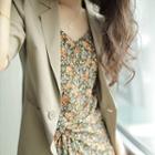 Spaghetti Strap Floral Dress / Blazer / Dress