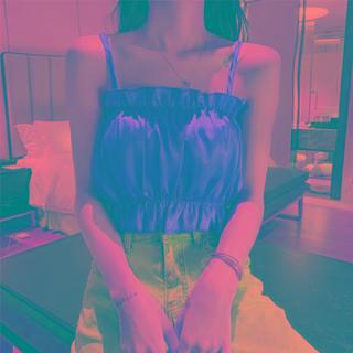 Ruffled-trim Crop Camisole
