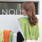 Long-sleeve Shirt / Knit Shawl