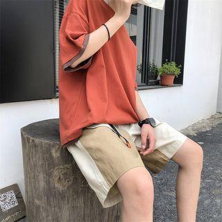 Patchwork Casual Shorts