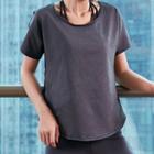 Short-sleeve Mock Two-piece Sports T-shirt