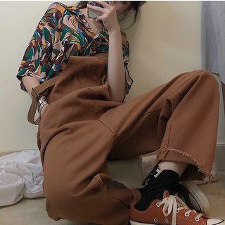 Printed Elbow-sleeve Shirt / Jumper Pants