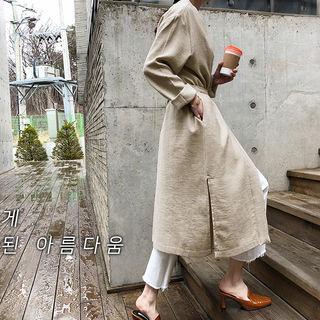 M Lange Robe Cardigan With Sash