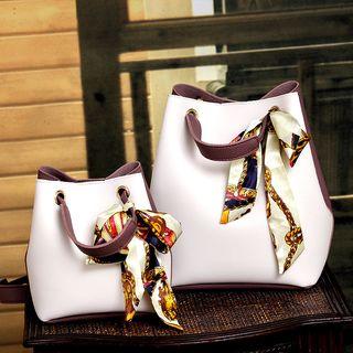 Bucket Bag With Scarf