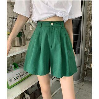 Wide High-waist A-line Pants