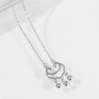 925 Sterling Silver Chinese Lock Charm Necklace Silver - One Size