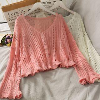 Loose-fit Open-knit Top In 6 Colors