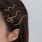 Set Of 1 / 3: Wirework Alloy Hair Clip (various Designs)