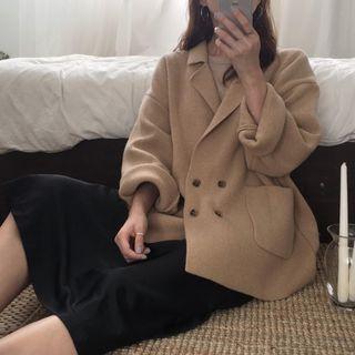 Double-breasted Lapel Cardigan