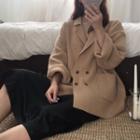 Double-breasted Lapel Cardigan