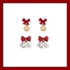 Bow Bell Alloy Dangle Earring (various Designs)