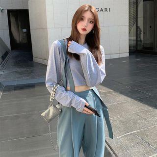 Long-sleeve Plain T-shirt / Pants