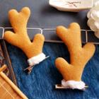 Set Of 2: Antlers Hair Clip 1 Pair - As Shown In Figure - One Size