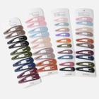 Set Of 10: Color Alloy Hair Clip