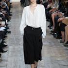 Set: Long-sleeve Shirt + Cropped Wide-leg Pants