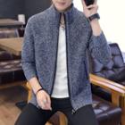 Fleece-lined Knitted Jacket