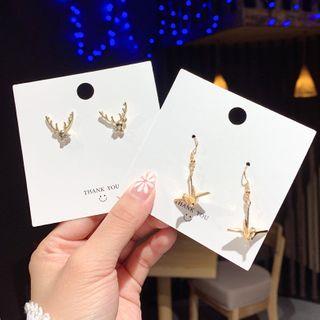 Alloy Deer / Crane Earring