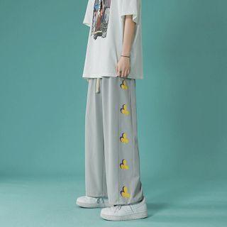 Print Bungee Cord Pants