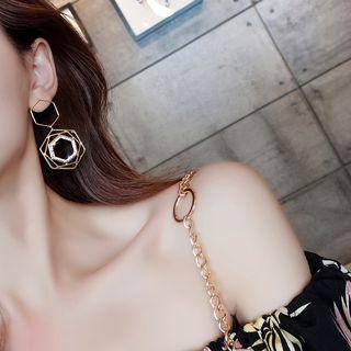 Hexagon Statement Earring