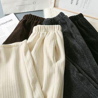 Chenille Loose-fit Harem Pants