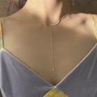 Moon Y Sterling Silver Choker Silver - One Size