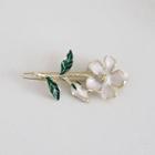 Floral Hair Pin Flower - White - One Size