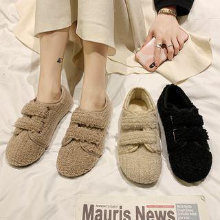 Adhesive Tab Furry Shoes