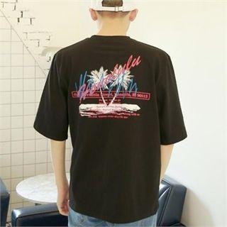 Palm Tree Print T-shirt